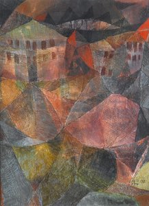 ホテル、1913年。 作： Paul Klee