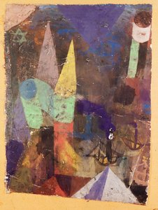 夜の港 作： Paul Klee