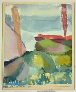 雨の海辺 作： Paul Klee