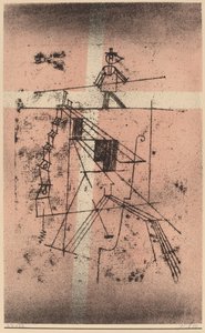タイトロープウォーカー（ザイルテンツァー） 作： Paul Klee