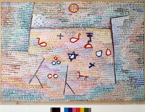 おもちゃ (水彩画 作： Paul Klee