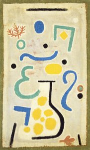 花瓶 作： Paul Klee
