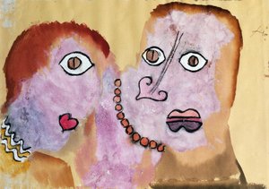 パウル・クレー (1879-1940) のネックレス 作： Paul Klee
