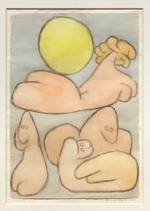 胴体と満月の家族 作： Paul Klee