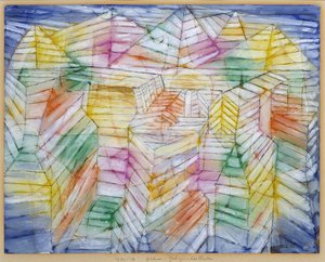 Teatteri-vuori-rakennus 作： Paul Klee