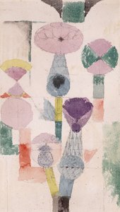 アザミの花; ディステルブルート 作： Paul Klee