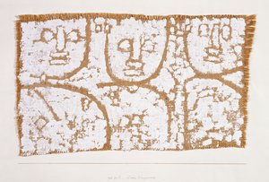 3 つの数字; 三人組団結 作： Paul Klee