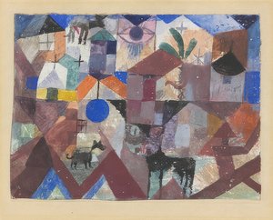 ティーアガルテン。 1918 作： Paul Klee