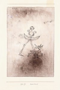 忠実な犬 作： Paul Klee
