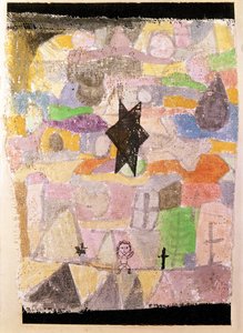 黒い星の下で 作： Paul Klee