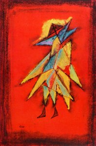 ビジョナリーバードマン、1930年頃（キャンバスに油彩） 作： Paul Klee