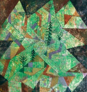 Wald Bau (construção florestal) 作： Paul Klee