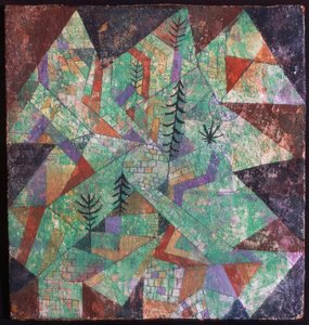 森林建設 作： Paul Klee