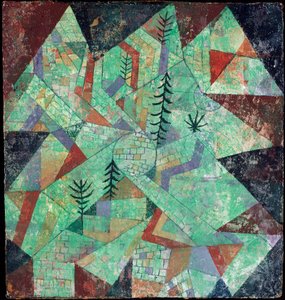 ヴァルトバウ（木造） 作： Paul Klee