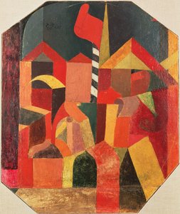赤旗で 作： Paul Klee