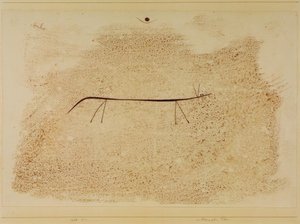 風化する動物 作： Paul Klee