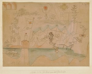 ボートのレンタル会社に引きます。 1918、204 作： Paul Klee