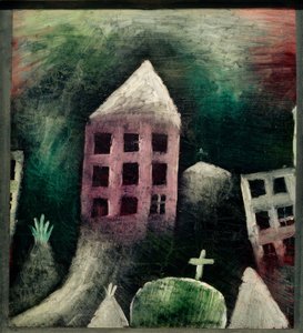 破壊された場所 作： Paul Klee