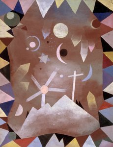 上山サミット、1917年。 作： Paul Klee