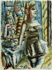 バームクーヘンを持つ3人の女性 作： Paul Kleinschmidt