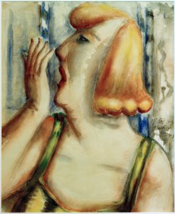 あくびをする女性 作： Paul Kleinschmidt