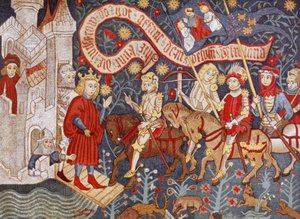 ジョーン・オブ・アークのシノン城への到着、1428年3月6日。