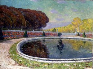 The Grand Bassin（油彩・キャンバス） 作： Paul Leduc