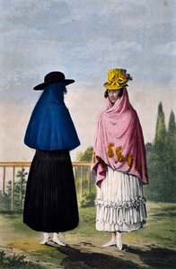 山の女性と平原の女性、コロンビアのポール・ルグランによる彫刻