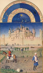 10 月 - ルーヴル美術館、15 世紀、1939 年 作： Paul Limbourg