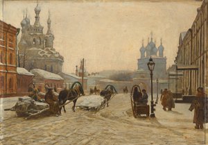 プチンキのテオトコスの降誕教会と受難のストラストノイ修道院（1895年）。