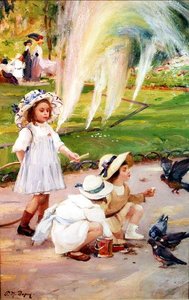 公園で 作： Paul Michel Dupuy