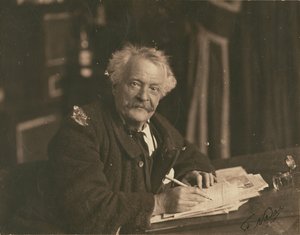 [フェリックス・ナダルは執筆机に向かう] 作： Paul Nadar