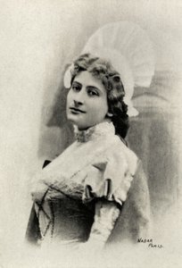 ルシエンヌ・ブレヴァルの肖像（写真） 作： Paul Nadar