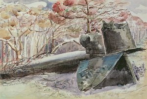 ボンバー・イン・ザ・ウッド 作： Paul Nash