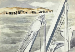 ジブラルタル近郊の海岸 作： Paul Nash