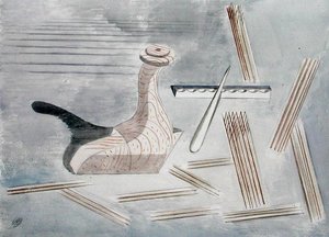 レダへのコメント 作： Paul Nash