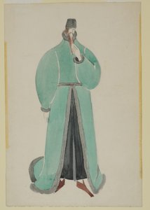 リア王のキャラクターの衣装デザイン 作： Paul Nash