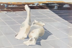 午後の出会い 作： Paul Nash