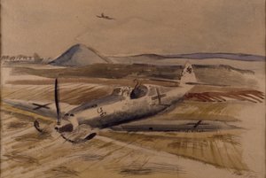 午後の出会い 1940年頃 （水彩・紙） 作： Paul Nash