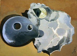 2 つのオブジェクトの遭遇 作： Paul Nash