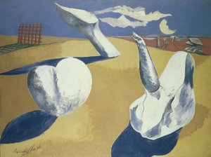 夜の風景 作： Paul Nash