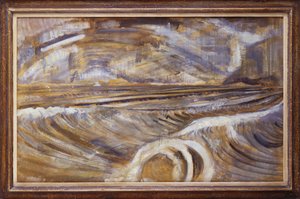 ディムチャーチの波、1920〜21年頃（キャンバスに油彩） 作： Paul Nash