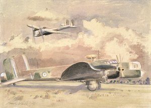 ホイットリー・ボンバーズ・サニング 作： Paul Nash