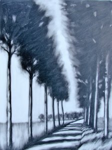 アベニュー（板にアクリル 作： Paul Powis