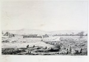 ポルトドトゥイユ、パリの包囲、1870年から1871年 作： Paul Roux