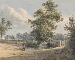 エセックス州ブルックエンド 作： Paul Sandby