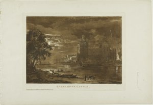 カナーボン城 作： Paul Sandby