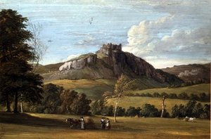 カレッジケニン城（カーマーゼンシャー州 作： Paul Sandby