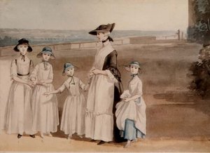 ウォルデグレイブ伯爵家の娘たち 作： Paul Sandby