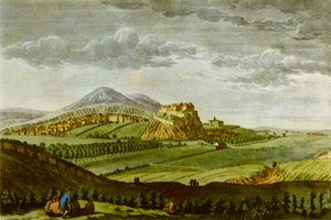 「デビッド・ヒュームの時代の西からのエジンバラ」、c1750、1943。